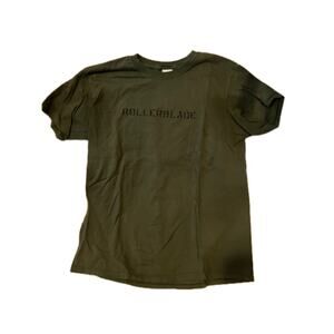 Anvil Rollerblade Army Khaki Green T-Shirt Mens XL